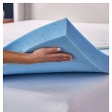 NEW Novaform Advanced Cooling Gel Memory Foam Mattress Topper - TWIN