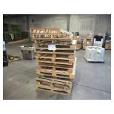 Stack of Various Oversized Pallets - Perfect for Projects