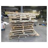 Stack of Various Oversized Pallets - Perfect for Projects