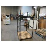 Adjustable Black Metal Frame Built to Fit Onto Pallets - Perfect for Projects