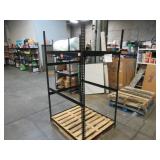 Adjustable Black Metal Frame Built to Fit Onto Pallets - Perfect for Projects