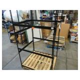 Adjustable Black Metal Frame Built to Fit Onto Pallets - Perfect for Projects