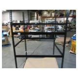 Adjustable Black Metal Frame Built to Fit Onto Pallets - Perfect for Projects
