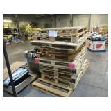 Stack of Various Oversized Pallets - Perfect for Projects