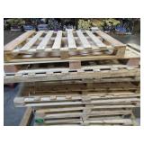 Stack of Various Oversized Pallets - Perfect for Projects