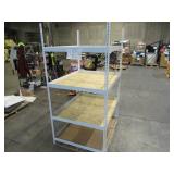 Adjustable White Metal Frame Built to Fit Onto Pallets - Perfect for Projects