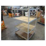 Adjustable White Metal Frame Built to Fit Onto Pallets - Perfect for Projects