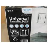 Home By Hollywood Universal Queen Box Spring Foundation with Legs and Cloth Cover