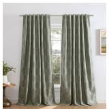 NEW Silk Home Mitchell Blackout Curtains - SAGE