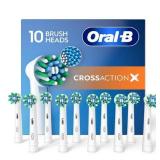 NEW Oral-B Cross Action Electric Toothbrush Replacement Brush Heads, 10 ct.