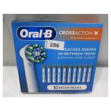 NEW Oral-B Cross Action Electric Toothbrush Replacement Brush Heads, 10 ct.