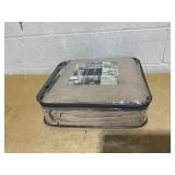 3PCS Full/Queen Olliix by Madison Park Khaki Quebec Reversible Coverlet Set