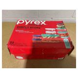 22PCS Pyrex Food Storage Container