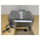 Breville 1800W Mini Smart Toaster Oven Stainless Steel BOV450XL: Countertop, 4-Slice, Dual Rack, Auto Shut-Off