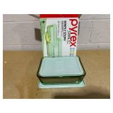 6PCS Pyrex Simply Store Tinted Rectangular Glass Storage Set