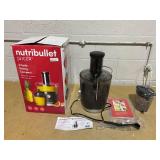 NutriBullet 2-Speed Electric Juicer - Gray: Stainless Steel, 800W, 3" Feed Chute