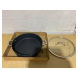 Calphalon Premier 7 Quart Sauteuse Pan with Lid, Hard-Anodized Nonstick Cookware