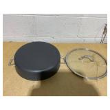 Calphalon Premier 7 Quart Sauteuse Pan with Lid, Hard-Anodized Nonstick Cookware