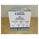 15PCS Anchor Hocking Oven Basics Bakeware Set