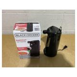 BLACK+DECKER EasyCut Extra-Tall Can Opener with Knife Sharpener and Bottle Opener