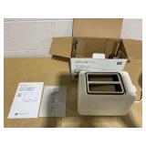 Willow Kitchen 2-Slice Toaster with Wide Slots - Perfect for Toast Bagels, Compact Design