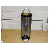 simplehuman 30 Liter Brushed Stainless Steel Butterfly Step Trash Can