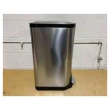 simplehuman 30 Liter Brushed Stainless Steel Butterfly Step Trash Can