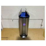 simplehuman 30 Liter Brushed Stainless Steel Butterfly Step Trash Can
