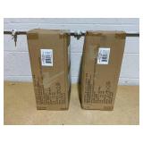 LOT OF 2 2PCS Twin Size VCNY Home Quilt Super Soft Reversible Bedding Set with Matching Sham