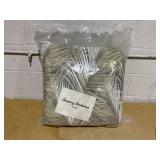 4PCS Full/Queen Tommy Bahama Raffia Palms Brown Botanical Cotton Queen Comforter Set