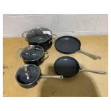 3PCS All-Clad Pots and Frying Pans