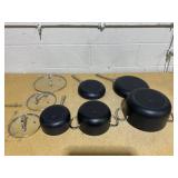 3PCS All-Clad Pots and Frying Pans