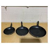 3PCS Food Network Frypan Set