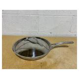 Anolon Nouvelle Stainless Steel 12" Frying Pan with Lid