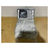 DKNY Curtains Modern Knotted Velvet Lined Curtain Panel Pair, 108 Inches