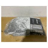 DKNY Curtains Modern Knotted Velvet Lined Curtain Panel Pair, 108 Inches