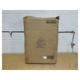 Metropolis Floor Lamp Black - Adesso: Contemporary Double Socket 300W