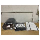 5PCS King/Cal King Intelligent Design Dorsey Comforter Reversible Flower Floral Botanical Printed Ultra-Soft Brushed All Season Bedding-Set