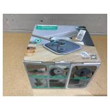 True & Tidy True Clean Spin Mop & Bucket System  Dual Compartment Design for Clean & Dirty Water, 360° Swivel Mop Head