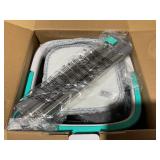 True & Tidy True Clean Spin Mop & Bucket System  Dual Compartment Design for Clean & Dirty Water, 360° Swivel Mop Head