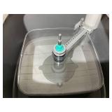 True & Tidy True Clean Spin Mop & Bucket System  Dual Compartment Design for Clean & Dirty Water, 360° Swivel Mop Head