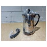 Farberware 12 Cup Electric Coffee Percolator, Coffee Maker with Stainless Steel Basket
