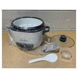 BLACK+DECKER 16-Cup Rice Cooker, 8-Cup Uncooked Rice, Steaming Basket, Removable Non-Stick Bowl, One Touch, Keep Warm