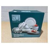 14PCS Studio TU Round Ceramic Dinnerware Set