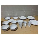 14PCS Studio TU Round Ceramic Dinnerware Set