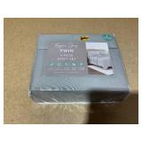 4PCS Twin Size Kaycie Gray Microfiber Sheet Set