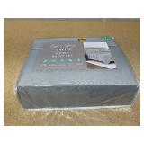 4PCS Twin Size Kaycie Gray Microfiber Sheet Set