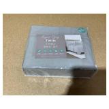 4PCS Twin Size Kaycie Gray Microfiber Sheet Set