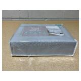 4PCS Twin Size Kaycie Gray Microfiber Sheet Set