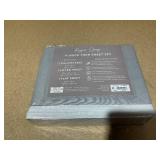 4PCS Twin Size Kaycie Gray Microfiber Sheet Set